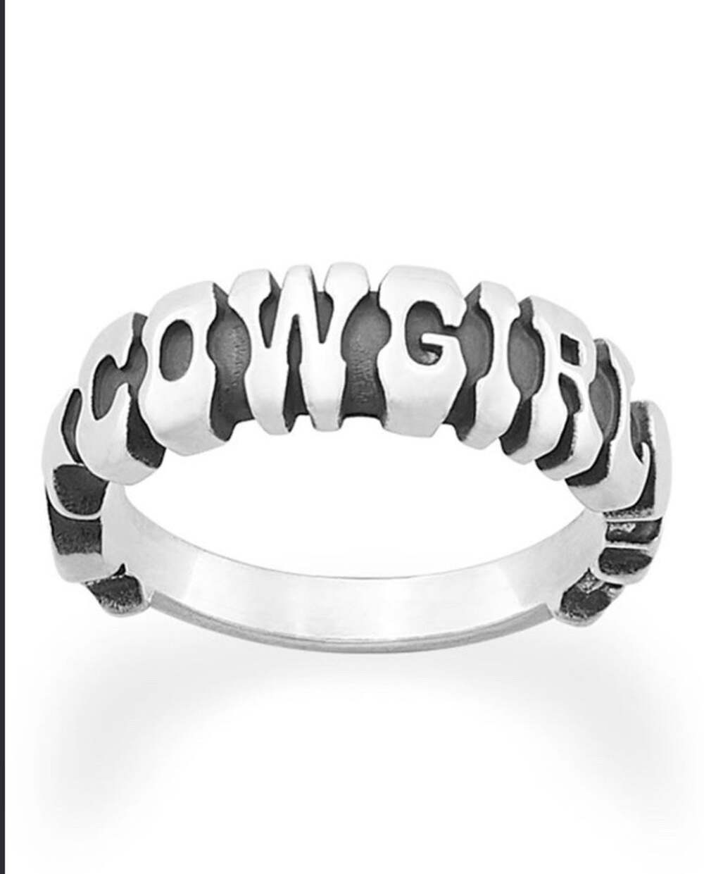 James Avery Retired Cowgirl Ring Size 7